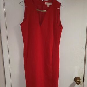 Michael Kors sleeveless knee length shift dress.